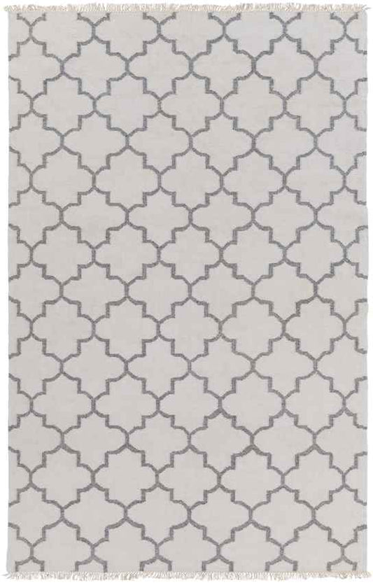 Bentley Cottage Light Gray/White Area Rug