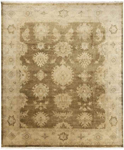 Hiltonia Traditional Beige/Gold Area Rug