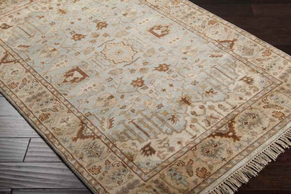 Hindsville Traditional Khaki/Light Gray Area Rug