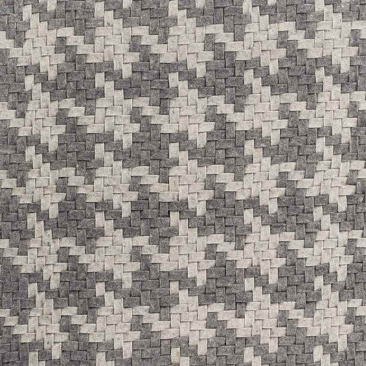 Hollypond Modern Charcoal/Light Gray Area Rug