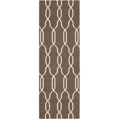 Homewood Modern Dark Brown Area Rug