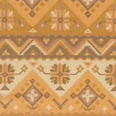 Claudette Rustic Bright Orange Area Rug