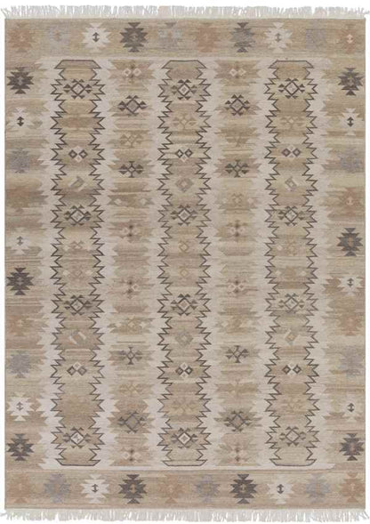 Hughes Rustic Beige/Camel Area Rug