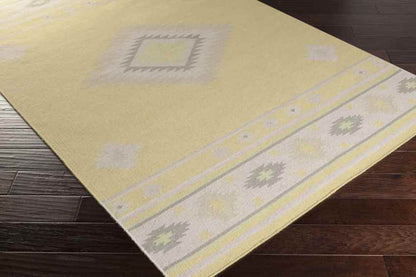 Humphrey Global Lime/Gray/Light Gray Area Rug
