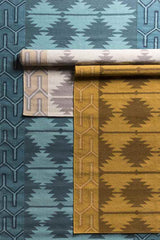 Hunter Global Navy/Teal Area Rug