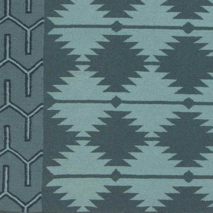 Hunter Global Navy/Teal Area Rug