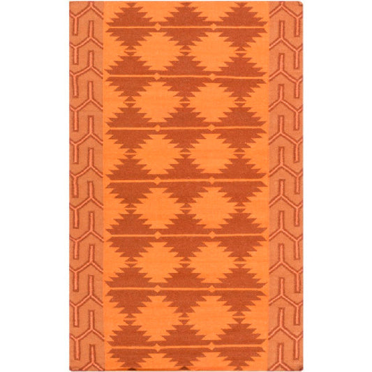 Hunter Global Burnt Orange Area Rug