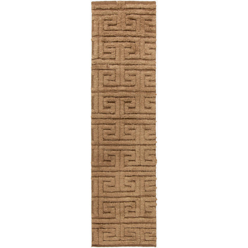 Hurtsboro Modern Dark Brown Area Rug