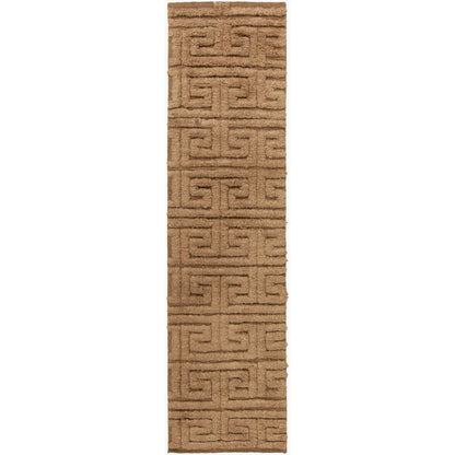 Hurtsboro Modern Dark Brown Area Rug