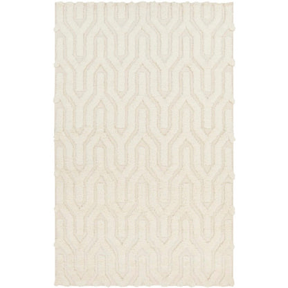 Huslia Modern Ivory Area Rug