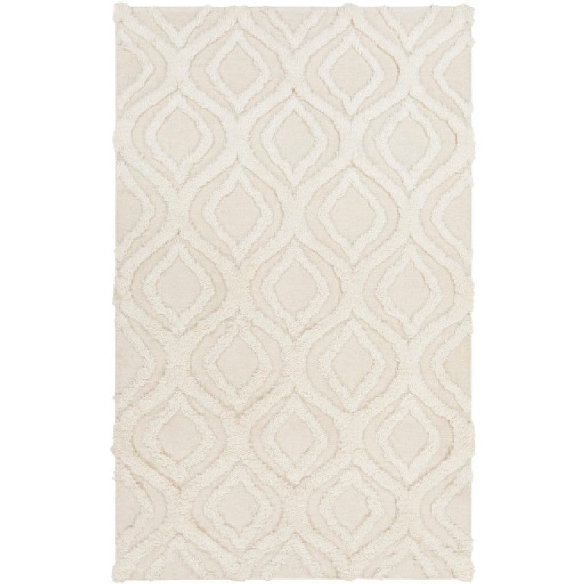Hydaburg Modern Tan Area Rug