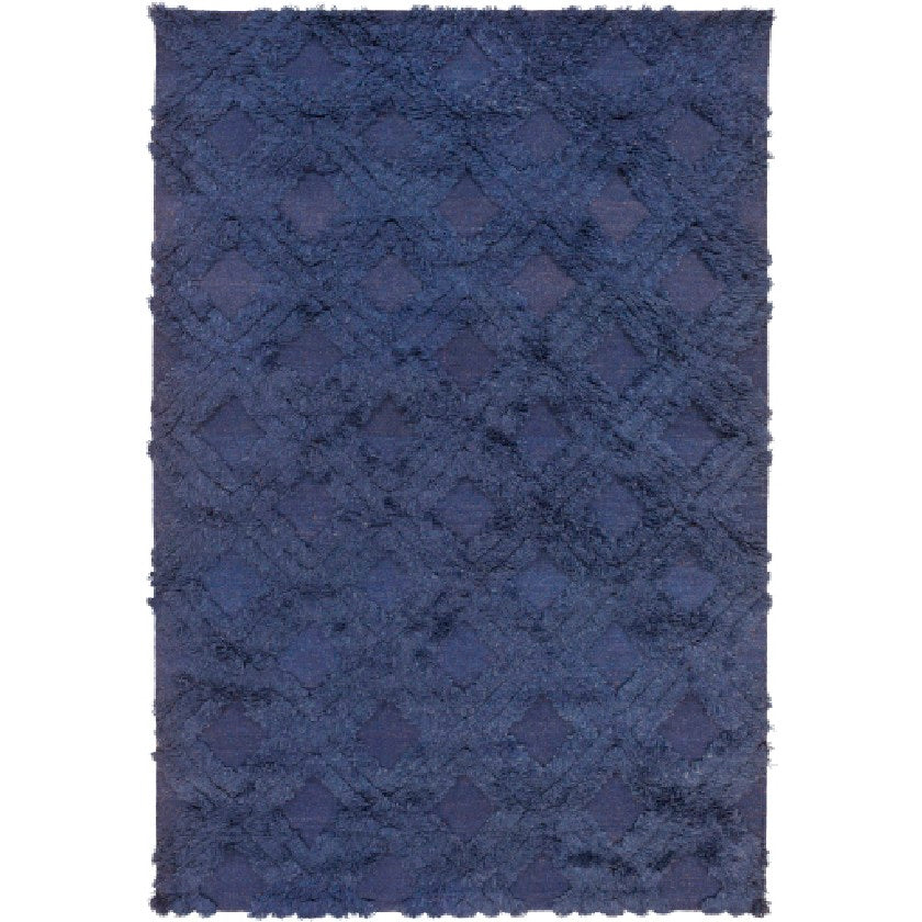 Ideal Modern Dark Navy Area Rug