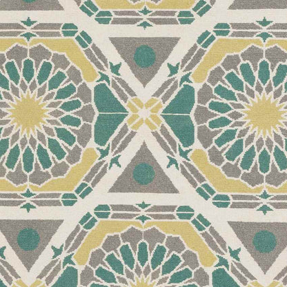Ignacio Modern Green/Yellow Area Rug