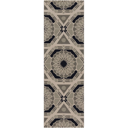Ignacio Modern Gray/Brown Area Rug