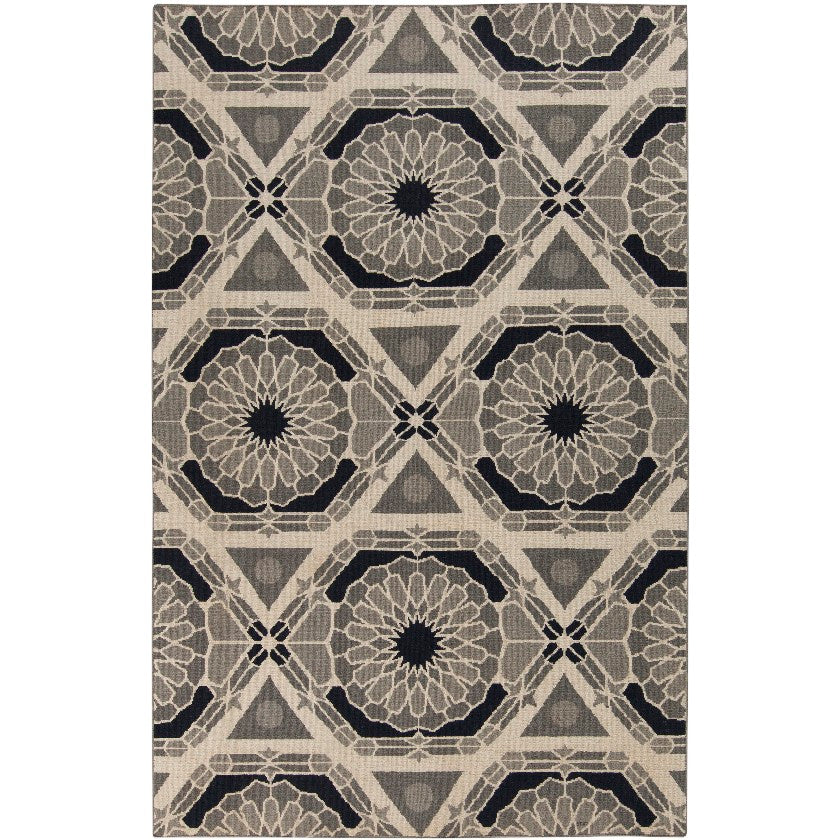 Ignacio Modern Gray/Brown Area Rug
