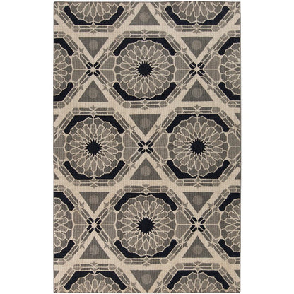 Ignacio Modern Gray/Brown Area Rug