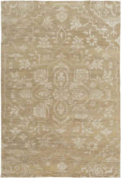 Bedworth Traditional Tan Area Rug