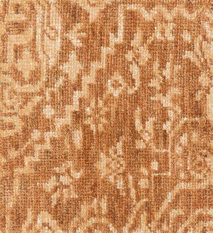 Bedworth Traditional Burnt Orange Area Rug