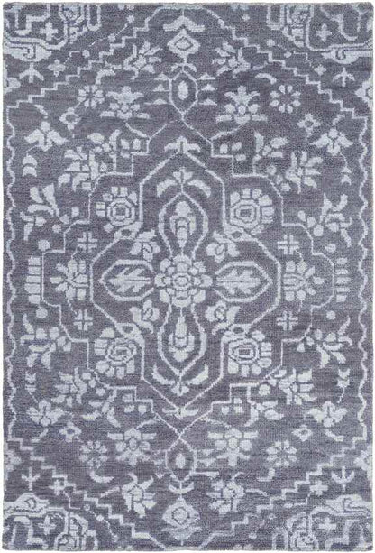 Bedworth Traditional Pale Blue Area Rug