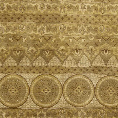 Irvine Traditional Mustard/Dark Brown Area Rug