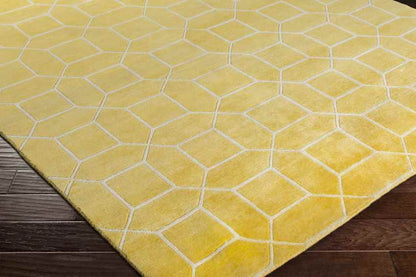 Hadleigh Modern Yellow Area Rug