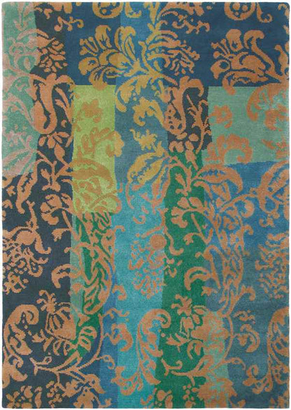 Jefferson Modern Blush/Navy Area Rug