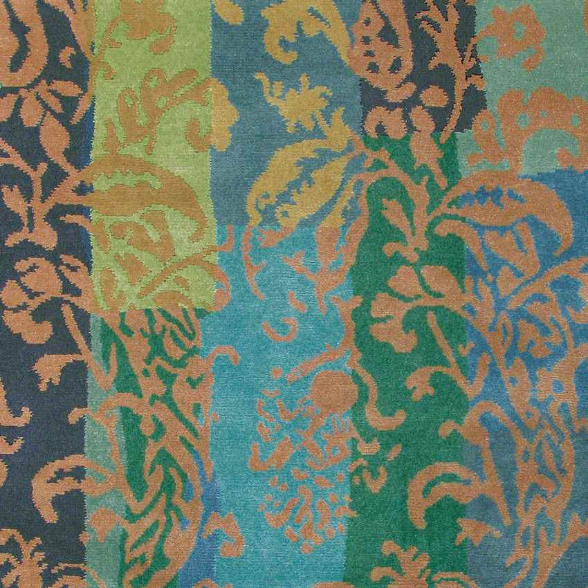 Jefferson Modern Blush/Navy Area Rug