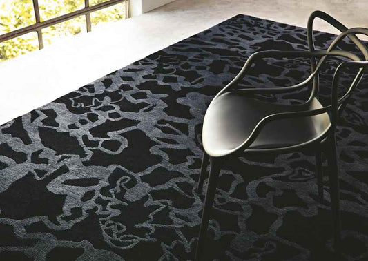 Kaltag Modern Black Area Rug