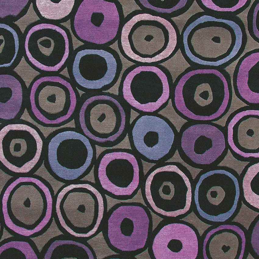 Kearny Modern Blush/Black Area Rug