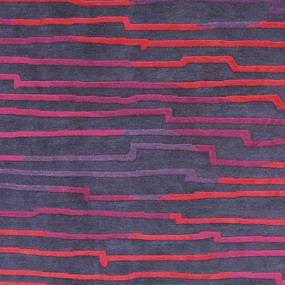 Keiser Modern Red/Magenta Area Rug