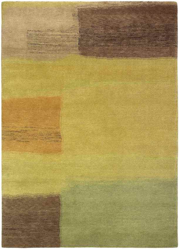 Kennesaw Modern Dark Yellow/Burnt Orange Area Rug