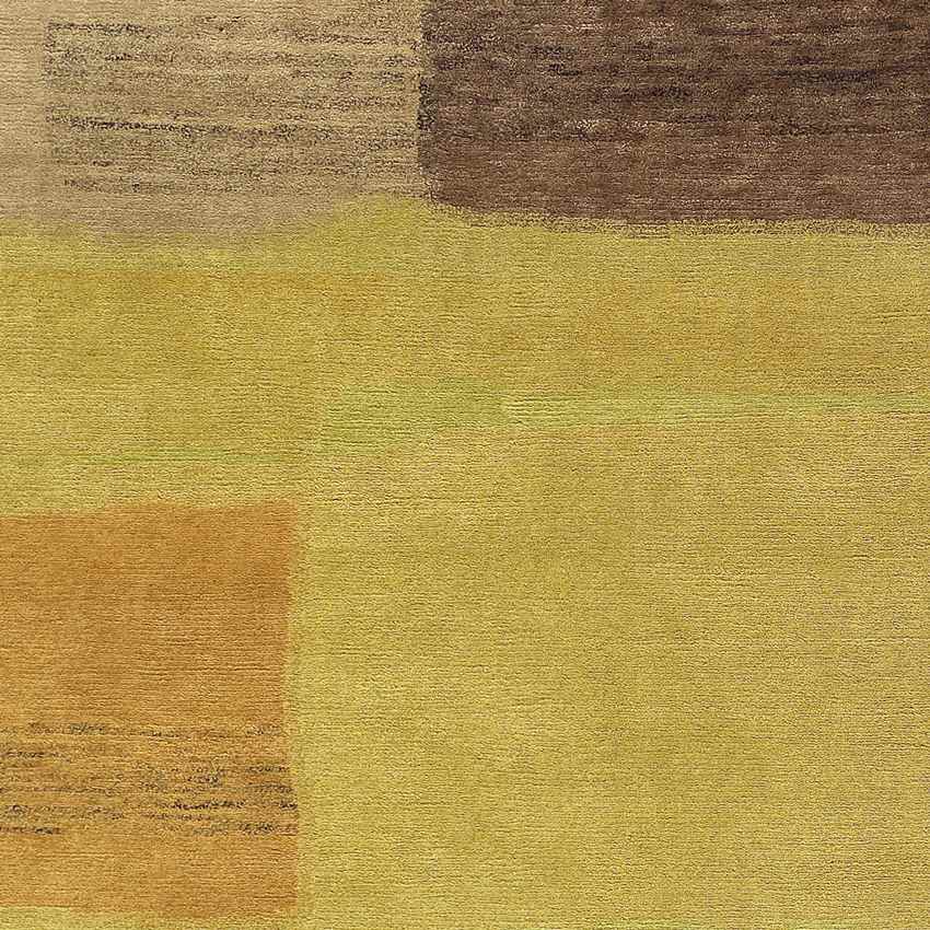Kennesaw Modern Dark Yellow/Burnt Orange Area Rug