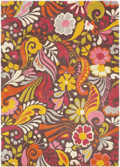 Kersey Modern Brown Area Rug