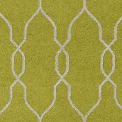 Tange Modern Bright Yellow/White Area Rug