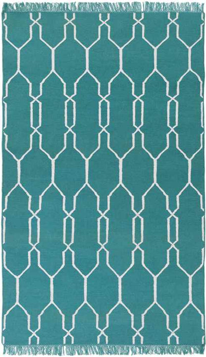 Tange Modern Blue Area Rug
