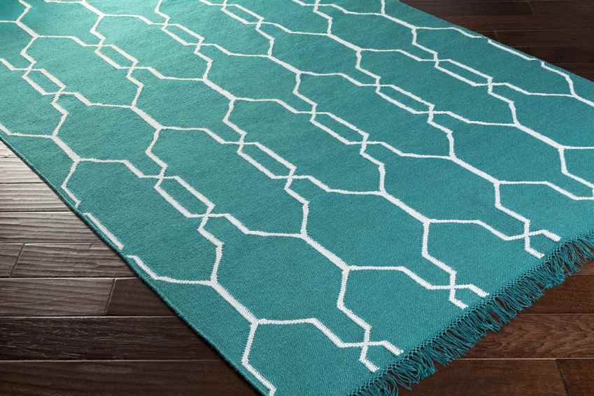 Tange Modern Blue Area Rug