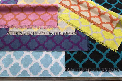 Kobuk Modern Sky Blue/Ivory Area Rug