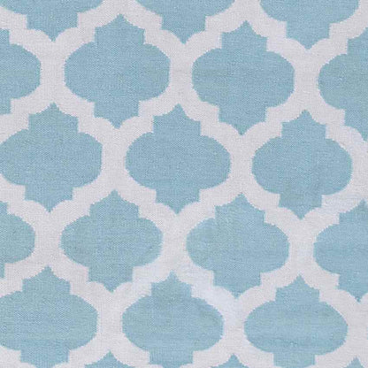 Kobuk Modern Sky Blue/Ivory Area Rug