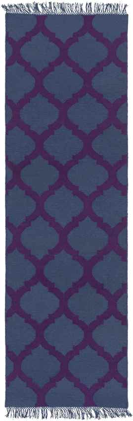 Kobuk Modern Navy/Violet Area Rug
