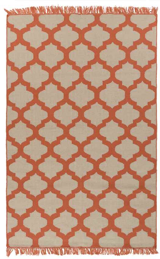 Kobuk Modern Rust/Beige Area Rug