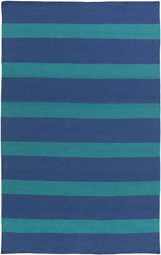 Koyuk Modern Blue/Green Area Rug