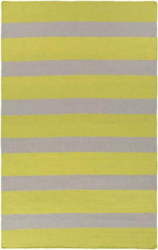 Koyuk Modern Green/Light Gray Area Rug