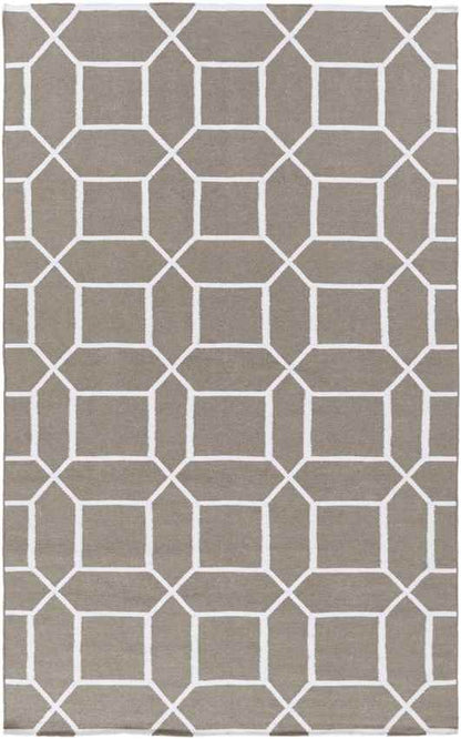 Ealing Modern Charcoal/Ivory Area Rug