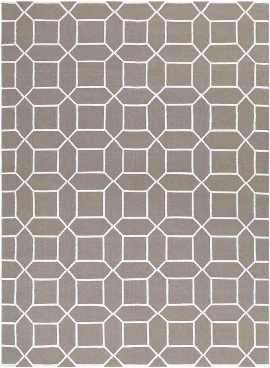 Ealing Modern Charcoal/Ivory Area Rug