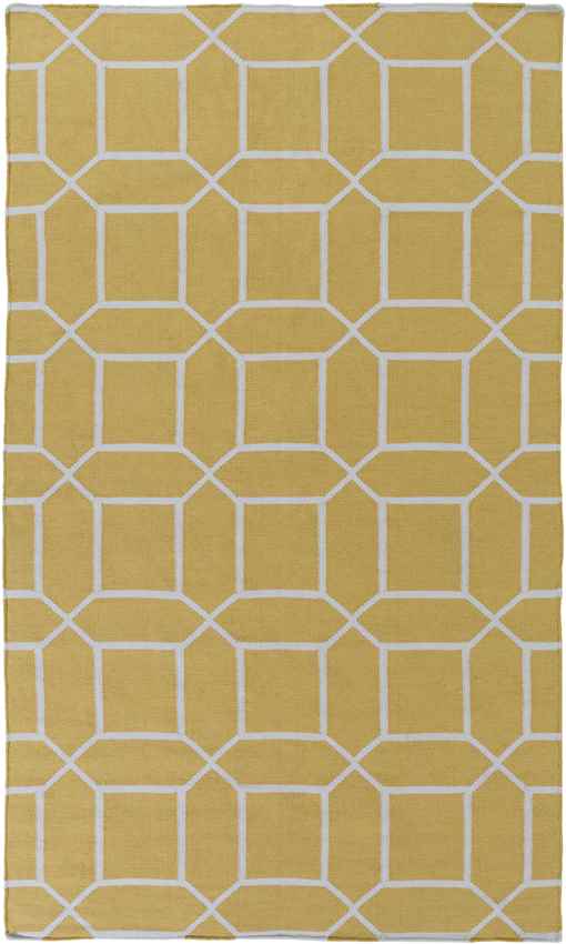Ealing Modern Wheat/White Area Rug