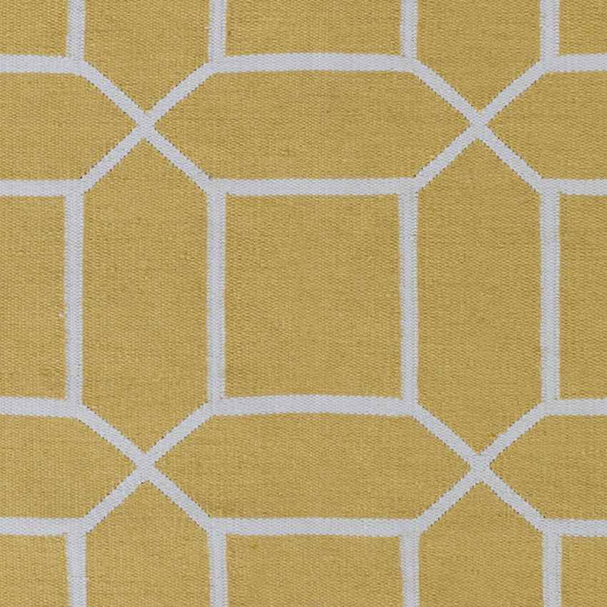 Ealing Modern Wheat/White Area Rug
