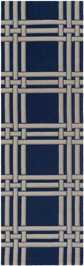 Lakeside Modern Blue/Beige Area Rug