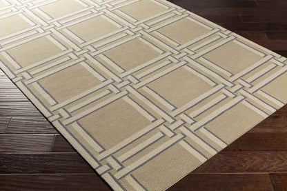 Lakeside Modern Khaki Area Rug