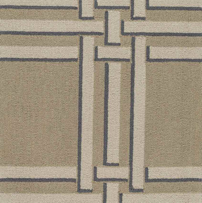 Lakeside Modern Khaki Area Rug