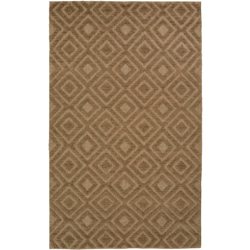 Lakeview Modern Dark Brown Area Rug